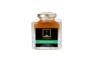 Gelatina di birra chiara alla menta
